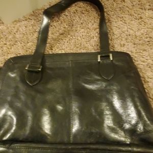Black shoulder bag